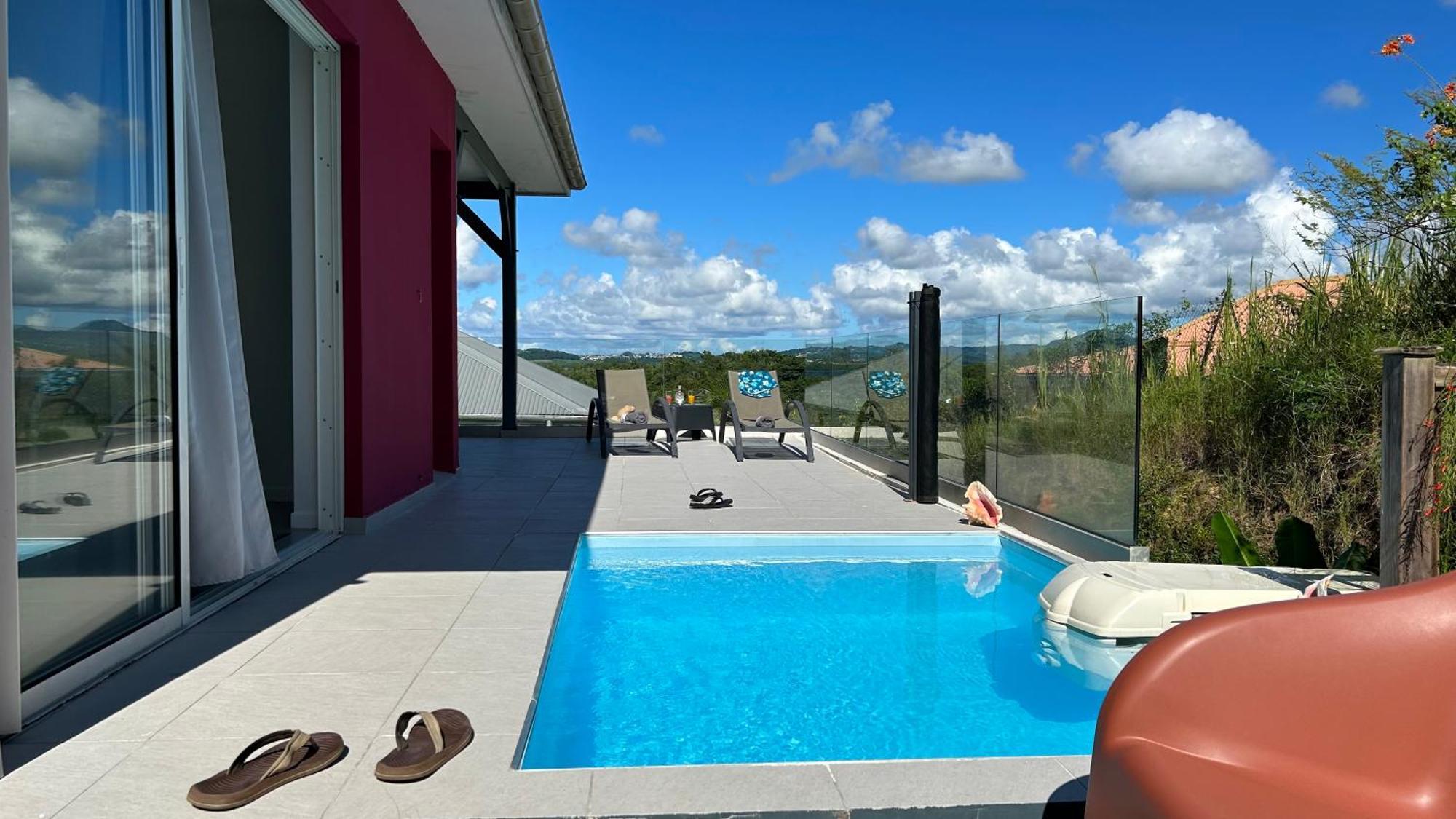 La Villa Jalna Grenadine Deux Chambres Et Piscine Privee Les Trois-Ilets Extérieur photo